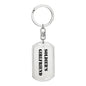 Soldier's Girlfriend - Luxury Dog Tag Keychain