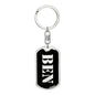 Ben v3 - Luxury Dog Tag Keychain