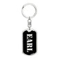 Earl v3 - Luxury Dog Tag Keychain