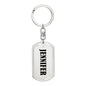 Jennifer v01 - Luxury Dog Tag Keychain