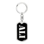 Ali v3 - Luxury Dog Tag Keychain