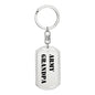 Army Grandpa - Luxury Dog Tag Keychain