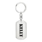 Kelly - Luxury Dog Tag Keychain