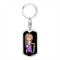 Knight 02-2 - Luxury Dog Tag Keychain