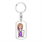 Knight 02 - Luxury Dog Tag Keychain