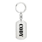 Cody - Luxury Dog Tag Keychain