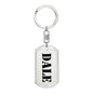 Dale - Luxury Dog Tag Keychain