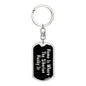 Siberian Husky's Home v2 - Luxury Dog Tag Keychain