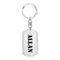 Allan - Luxury Dog Tag Keychain