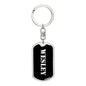 Wesley v3 - Luxury Dog Tag Keychain