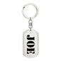 Joe - Luxury Dog Tag Keychain