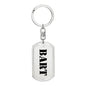 Bart - Luxury Dog Tag Keychain
