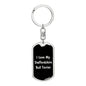 Love My Staffordshire Bull Terrier v5 - Luxury Dog Tag Keychain