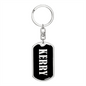 Kerry v02 - Luxury Dog Tag Keychain