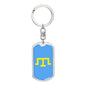 Tamga of Crimean Tatar Giray Dynasty - Luxury Dog Tag Keychain