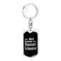 Miniature Schnauzer v2 - Luxury Dog Tag Keychain