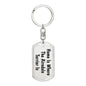 Airedale Terrier's Home - Luxury Dog Tag Keychain
