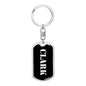 Clark v3 - Luxury Dog Tag Keychain