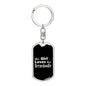 Bernedoodle v2 - Luxury Dog Tag Keychain