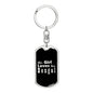 Bengal v2 - Luxury Dog Tag Keychain