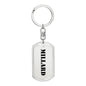 Millard - Luxury Dog Tag Keychain
