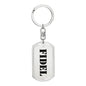 Fidel - Luxury Dog Tag Keychain