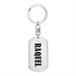 Raquel v01 - Luxury Dog Tag Keychain
