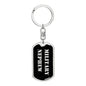 Military Nephew v2 - Luxury Dog Tag Keychain