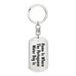 Portuguese Water Dog's Home - Luxury Dog Tag Keychain