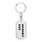 Soldier's Wife - Luxury Dog Tag Keychain