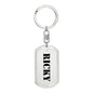 Ricky - Luxury Dog Tag Keychain