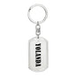 Yolanda v01 - Luxury Dog Tag Keychain
