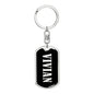 Vivian v02 - Luxury Dog Tag Keychain