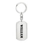 William - Luxury Dog Tag Keychain