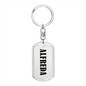 Alfreda v01 - Luxury Dog Tag Keychain