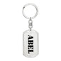 Abel - Luxury Dog Tag Keychain