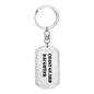Coast Guard Daughter - Luxury Dog Tag Keychain
