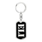 Eli v3 - Luxury Dog Tag Keychain