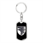 93rd Mechanized Brigade (Ukraine) v3 - Luxury Dog Tag Keychain
