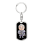 Knight 06-2 - Luxury Dog Tag Keychain