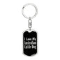 Love My Australian Cattle Dog v2 - Luxury Dog Tag Keychain