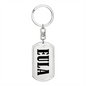 Eula v01 - Luxury Dog Tag Keychain