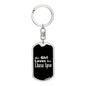 Lhasa Apso v2 - Luxury Dog Tag Keychain