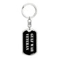 Gulf War Veteran v2 - Luxury Dog Tag Keychain