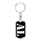 Al v3 - Luxury Dog Tag Keychain