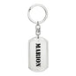 Marion - Luxury Dog Tag Keychain