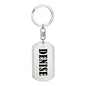 Denise v01 - Luxury Dog Tag Keychain