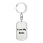 Love My Gecko - Luxury Dog Tag Keychain