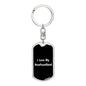 Love My Newfoundland v5 - Luxury Dog Tag Keychain