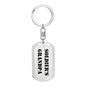 Soldier's Grandpa - Luxury Dog Tag Keychain